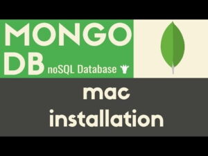 mac install mongodb